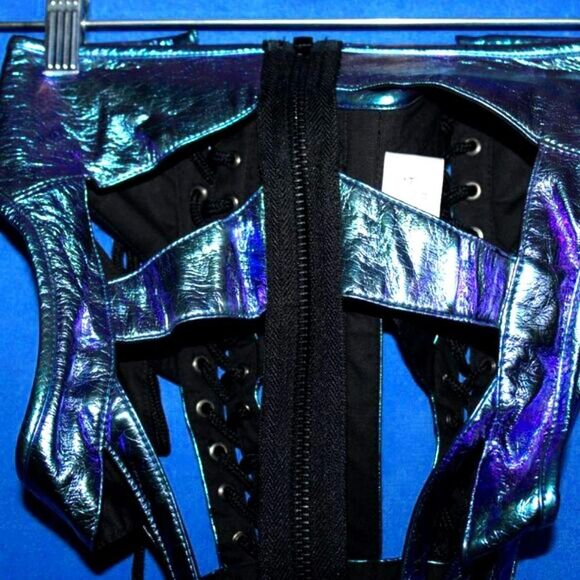 Club-exx Women's Purple and Blue Top - Picture 6 of 6